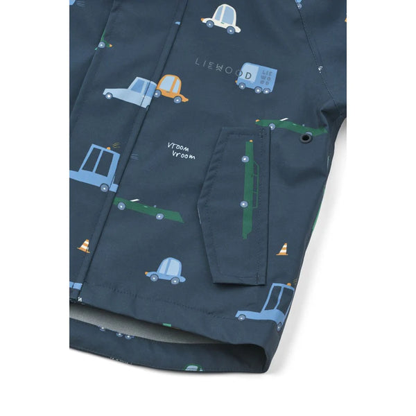 Regenbekleidungs-Set "Manu" (Jacke/Latzhose), Cars/Classic Navy - Liewood