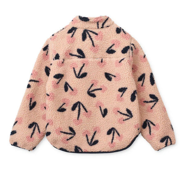 Fleecejacke "Nolan", Mega Cherry Heart/Rosey - Liewood