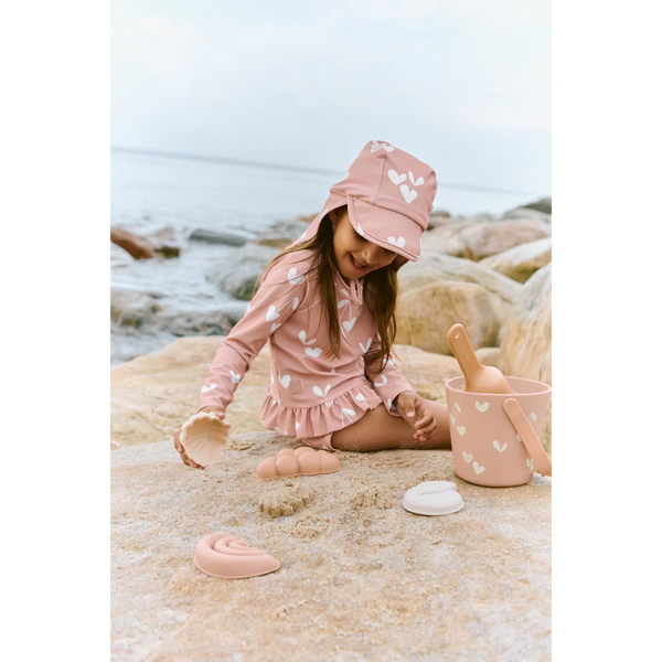 Strandset "Gilma Sweethearts Beach Set" (Sweethearts/Pale Tuscany), 6teilig - Liewood