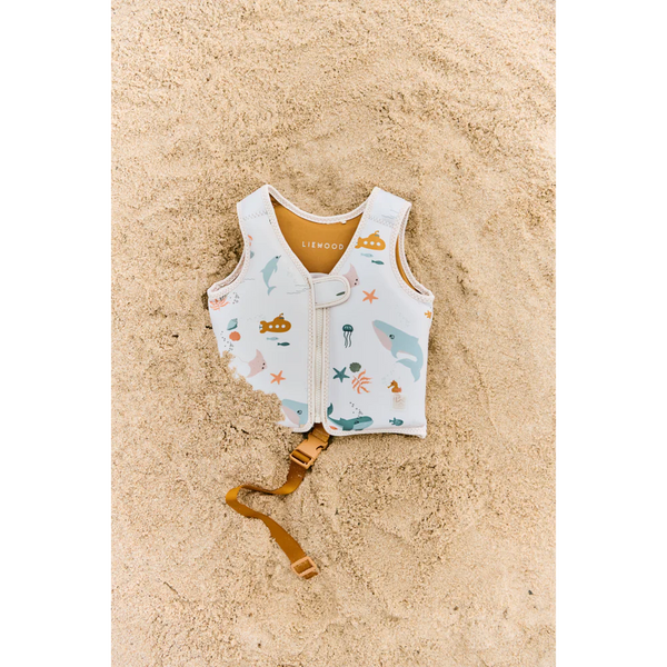 Schwimmweste "Dove", Sea Creature/Sandy - Liewood