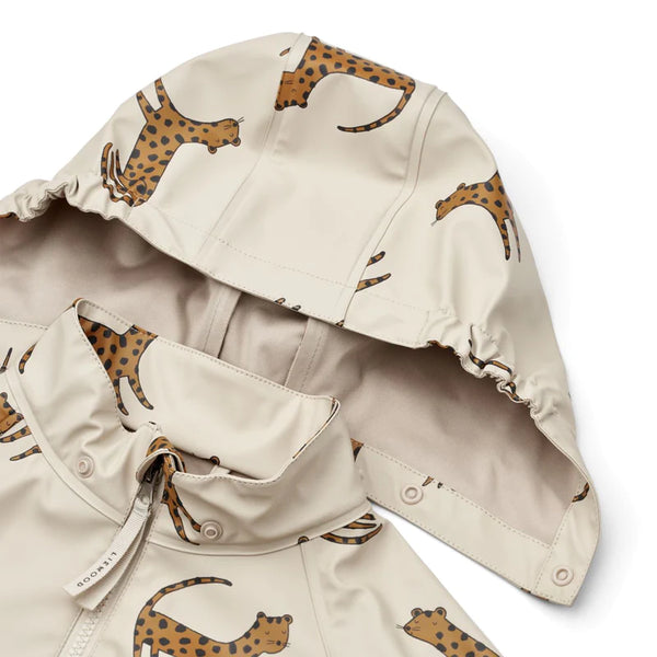 Regenjacke "Moby Jacket ", Leopard/Sandy - Liewood