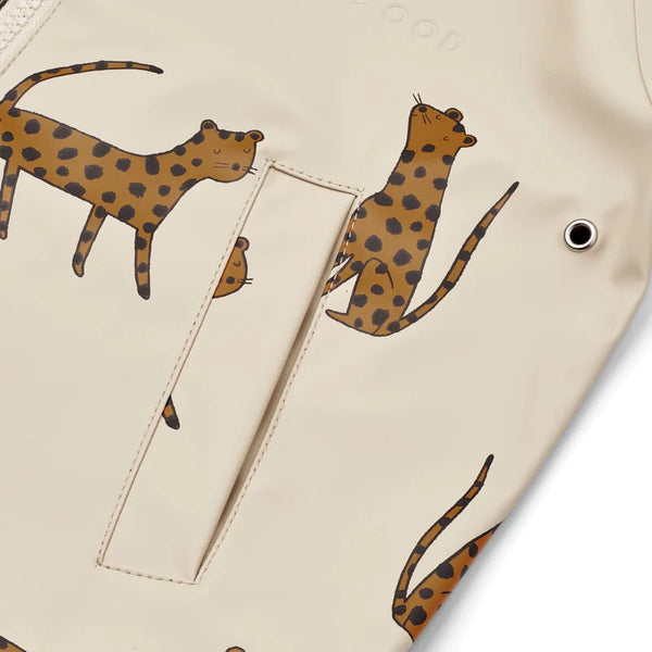 Regenjacke "Moby Jacket ", Leopard/Sandy - Liewood