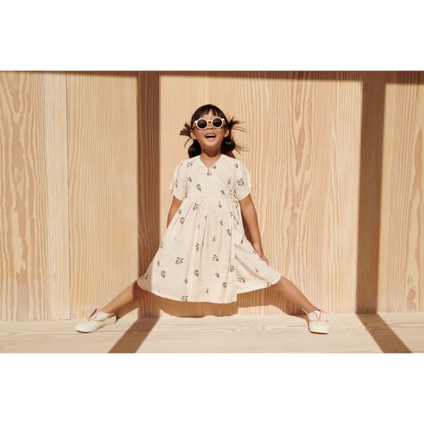 Sonnenbrille "Darla Junior", 1-3 Jahre, Pfirsich-Print (Peach/Sea Shell) - Liewood