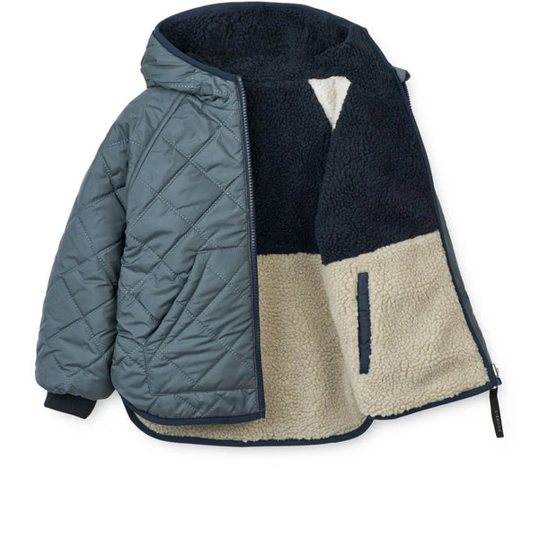Wendejacke "Jackson", Whale Blue Multi  Mix - Liewood