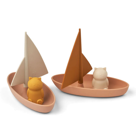 Badespielzeug:  2 Boote (Ensley Boats), Pale Tuscany Multi Mix - Liewood