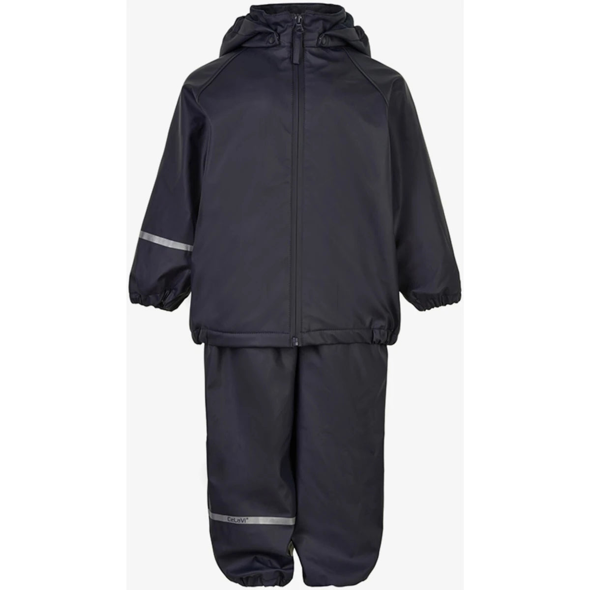 2-teiliger Regenanzug/Outdooranzug (Jacke/Hose), gefüttert, Marineblau - CeLaVi