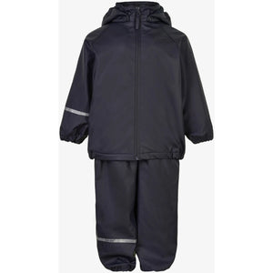 2-teiliger Regenanzug/Outdooranzug (Jacke/Hose), gefüttert, Marineblau - CeLaVi