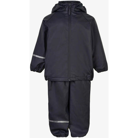 2-teiliger Regenanzug/Outdooranzug (Jacke/Hose), gefüttert, Marineblau - CeLaVi