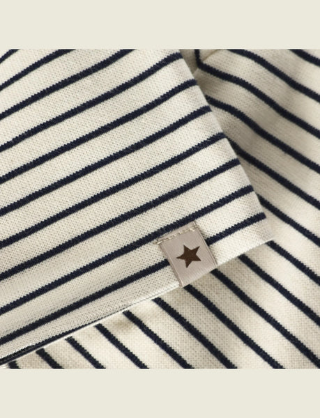 Mütze (Beanie), Navy Blazer (geringelt) - Huttelihut