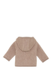 Jacke mit Kapuze, Baumwoll-Fleece, Beige meliert (Savannah Melange) - Huttelihut