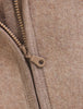 Jacke mit Kapuze, Baumwoll-Fleece, Beige meliert (Savannah Melange) - Huttelihut