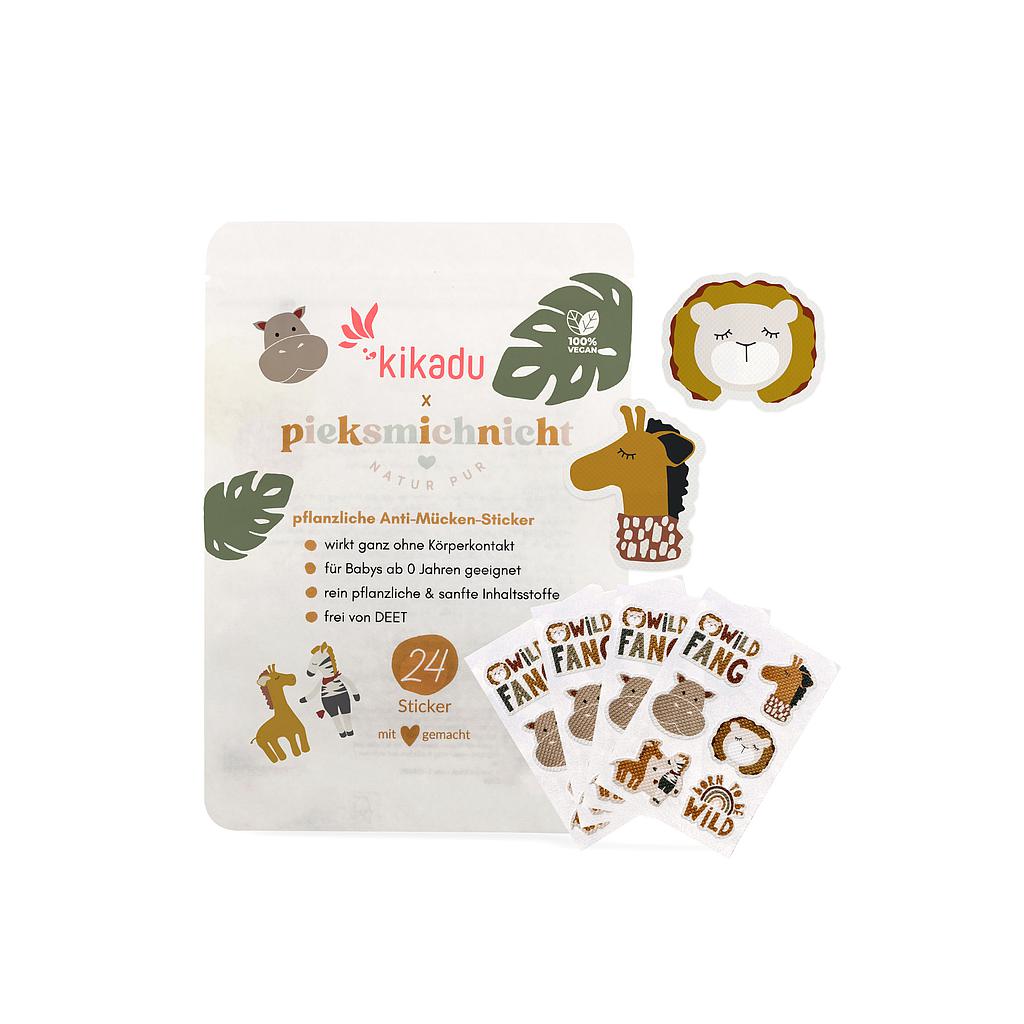 Aufkleber "Pieksmichnicht": Natürlicher Mückenschutz- Kikadu