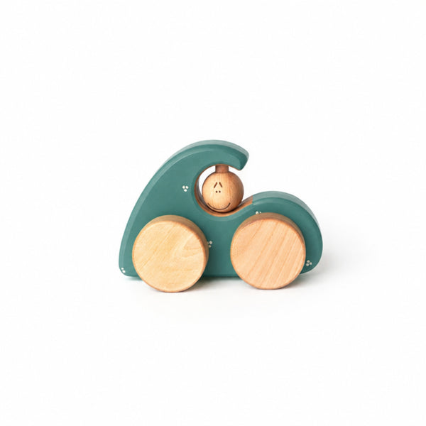 Auto (Holzspielzeug), Grün (Petrol) - Friendly Toys