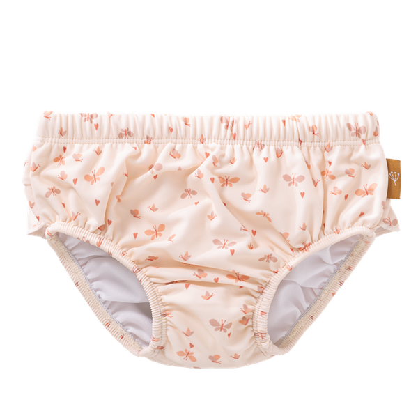 Schwimmwindel/Badehose für Mädchen, Schmetterlinge (UV Diaper Pants Girls Butterflies) - Fresk