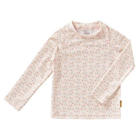 Badeshirt mit UV-Schutz, Blümchen-Print (UV Top Longsleeve Garden Flowers) - Fresk