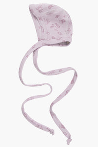 Häubchen (Babymütze) aus Wolle/Seide, Magnolie - Engel